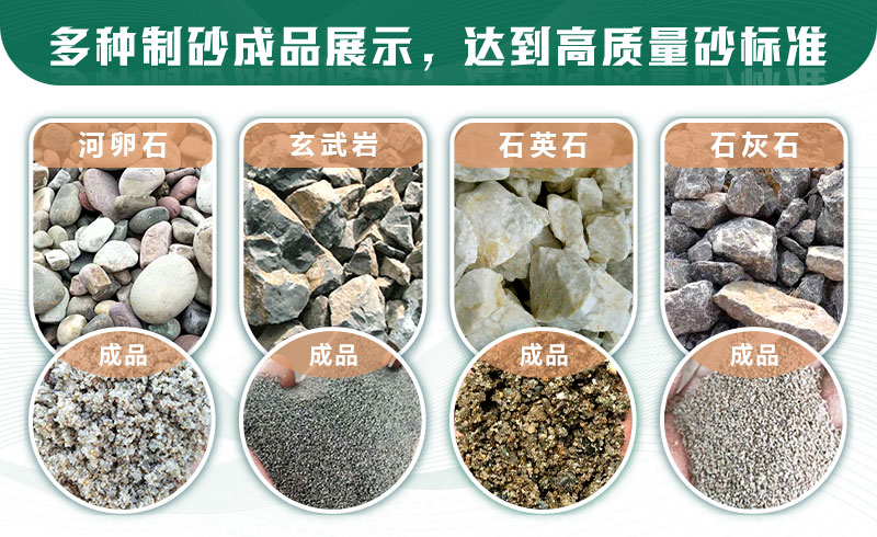 什么样的石头适合制砂？制沙生产线如何配置？